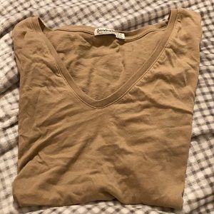 Asos Nude/Brown V-Neck